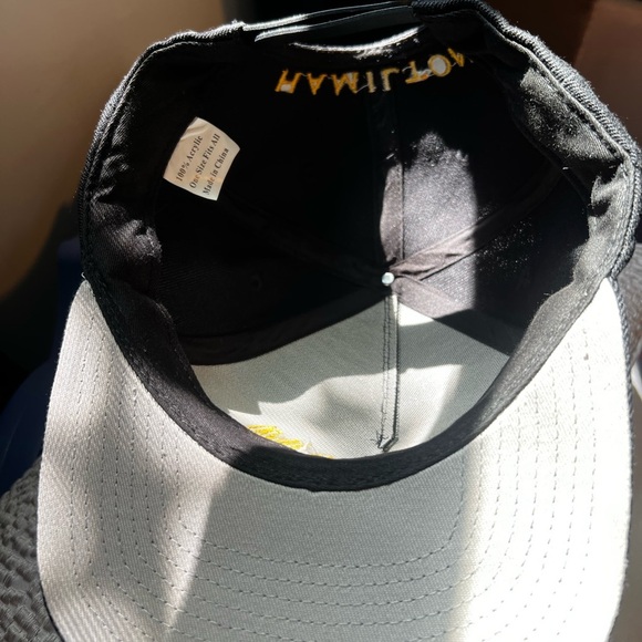 Hamilton Black Cap with Yellow Embroidery - Picture 6 of 7